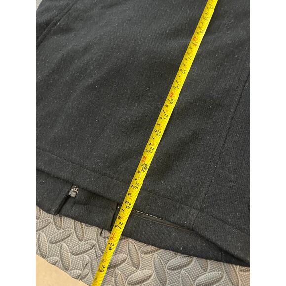 Theory Toggle Duffle‎ Coat Wool Gray Black Plaid Interior Size P Small - Picture 10 of 10